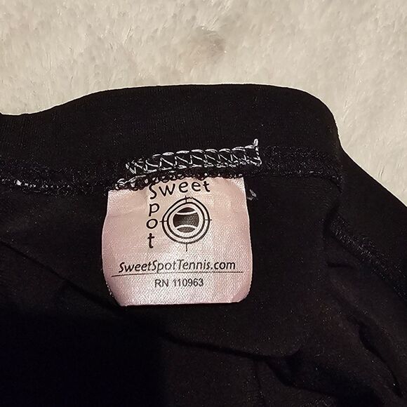 SWEET Spot Tennis: Ladies Black Tennis Skirt Size Medium 🎾 - Picture 3 of 3